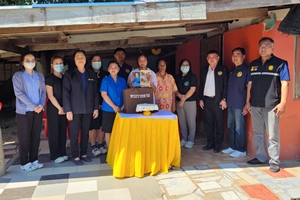 กิจกรรมการตรวจเยี่ยมติดตามนักเรียนทุนพระราชทานเพื่อการศึกษาสงเคราะห์มูลนิธิราชประชานุเคราะห์ ในพระบรมราชูปถัมป์